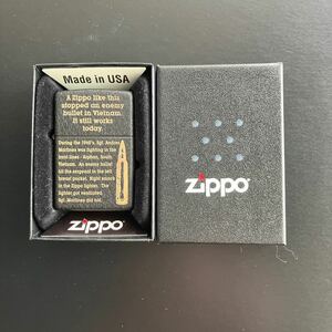 未使用品　ZIPPO ジッポ ブラックベース　弾丸　★16