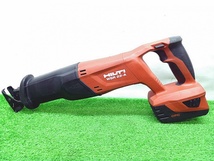 中古品 HILTI ヒルティ 充電式レシプロソー WSR22-A+バッテリ―付 21.6v 3.3Ah_画像1