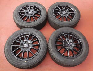 ◆'22年購入極上品バリ山◆ブリヂストン VRX3 205/55R16 シュナイダー 16×6.5J 5H PCD100 カローラ ツーリング スポーツ プリウス 86 BRZ