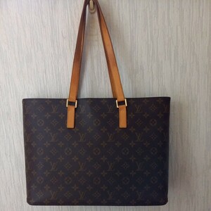 美品 LOUIS VUITTON 【ルイ・ヴィトン】ルコ ショルダーバッグ モノグラムキャンバス ブラウン系 ルコ 肩掛け 通勤 トートバッグ