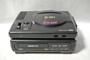 SEGA セガ MEGA DRIVE メガドライブ HAA-2510 MEGA-CD メガCD HAA-2910 本体 セット まとめ まとめて 中古 現状品 動作未確認 ジャンク