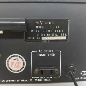8885 Victor FM/AM ステレオチューナー JT-V7 通電確認の画像8