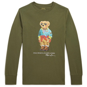  new goods with translation * Ralph Lauren adventure Bear long sleeve T shirt XL(170)*#30