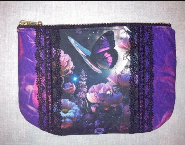 ぺたんこポーチ☆ハンドメイド