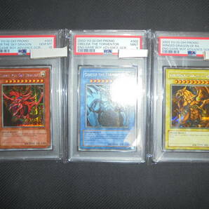 遊戯王 PSA10 PSA9 三幻神 GBI オシリスの天空竜 オベリスクの巨神兵 ラーの翼神竜 ３枚 シークレット 英語版 神のカード BGS 3連番