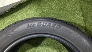 ヨコハマ アイスガード G075 225/55R18 中古4本セット！2018年45週 スタッドレス