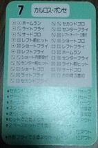 タカラプロ野球カードゲーム８９横浜大洋ホエールズ ポンセ_画像4