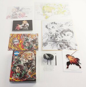 【中古品】劇場版 鬼滅の刃 無限列車編 [完全生産限定版] ufotable4大特典コンプリートセット【Blu-ray未開封】.,