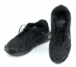 【中古品】NIKE ナイキ Air MAX 720 エアマックス720 ブラック/ブラック-アンスラサイト AO2924-007 26.5cm：