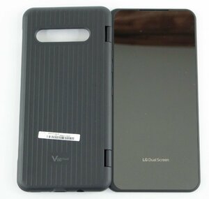 【中古品】LG V60 ThinQ 5G用 デュアルスクリーン ケース LM-V605N Type-Cアダプター付き〔3〕【ゆうパケ可】.