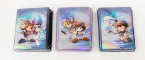 【中古・未開封品】遊戯王 パワプロアプリ×遊☆戯☆王DM コラボデュエリストカードプロテクター 3点セット〔3〕【ゆうパケ発送可】 .,