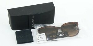 【中古・美品】POLICE ポリス サングラス ファッション用レンズ SPL922J COL.0722　52□20-145　ケース付き 7/9：