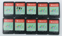 【中古・ジャンク品】Nintendo Switch あつまれ どうぶつの森 ROMのみ 10本まとめ 〔2〕【ゆうパケ発送可】;;_画像1