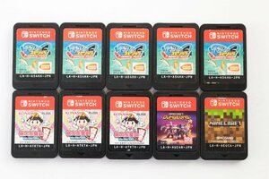 【中古・ジャンク】SWITCHソフト ROMのみ 10本セット 釣りスピ マイクラ マイクラダンジョンズ 桃鉄〔2〕【ゆうパケ可】'