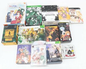 【中古・ジャンク品】ゲームソフト 限定版色々セット PSYCHO-PASS サクラ大戦 シュタゲ 化物語 双恋 エヴァ シーマン2 ホライゾン他'