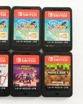 【中古・ジャンク】SWITCHソフト ROMのみ 10本セット 釣りスピ マイクラ マイクラダンジョンズ 桃鉄〔2〕【ゆうパケ可】'_画像3