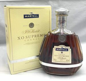 ⑥ 古酒 未開栓 MARTELL マーテル XO SUPREME スプリーム COGNAC コニャック ブランデー 40% 700ml 外箱付