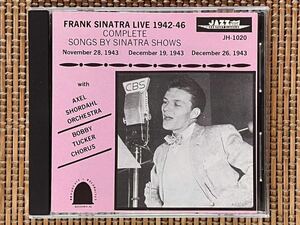 FRANK SINATRA／LIVE 1942-46／JAZZ HOUR JH-1020／米盤CD／フランク・シナトラ／中古盤