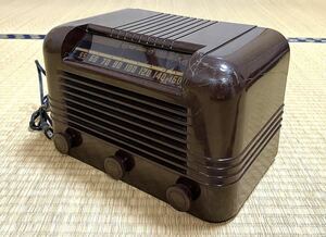 希少 ヴィンテージ動作品【USA RCA Victor（1940年代）5球真空管ラジオ】アンティーク　レトロ　アメリカ雑貨