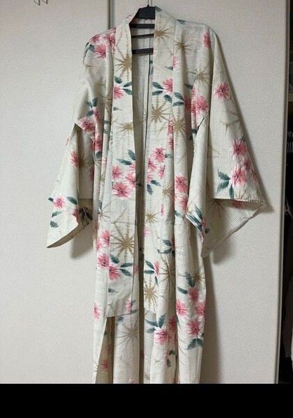 呉服屋さん購入可愛いピンク花柄浴衣!コーデセット売り 着物 浴衣 レトロ コーデ クーポン使えます