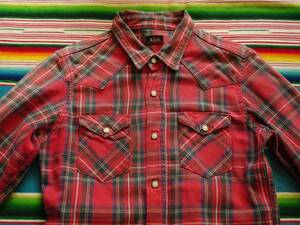 UES ウエス ビンテージ ヴィンテージ復刻ネルシャツ ウエスタンシャツ VINTAGE FLANNEL western shirt 40'S 50'S