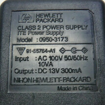 ■hp/ヒューレット・パッカード 純正ACアダプター 電源アダプター■OUTPUT DC13V 300mA■0950-3173■通電確認済み！【管理：家電】_画像9