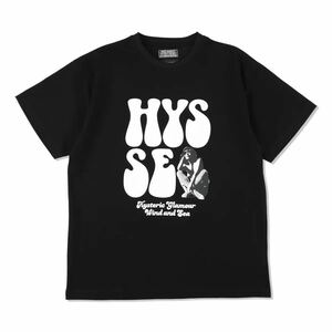 【L】HYSTERIC GLAMOUR × WIND AND SEA S/S T SHIRT/BLACK