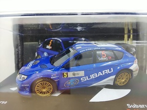 ■ デアゴスティーニ 1/43 Tour de Corse 2008 Subaru Impreza WRC P.Solberg - P.Mills スバルインプレッサ ラリーミニカー