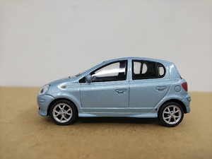 ■ コナミ 国産名鑑011 JOWNERS COLLECTION 1/56 TOYOTA VITZ トヨタビッツ（カリビアンブルー） ミニカー