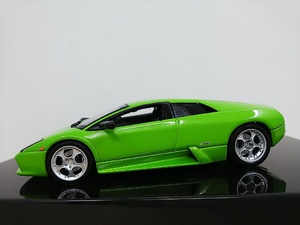 ■ AUTOartオートアート 1/43 Lamborghini Murcielago 黄緑 ランボルギーニ・ムルシエラゴ モデルミニカー