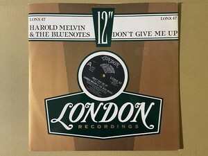 試聴 LPより長尺 USA12未収Ver. M＆M Mix 煌 モダン ダンサー Harold Melvin & The Blue Notes Don't Give Me Up ダンクラ