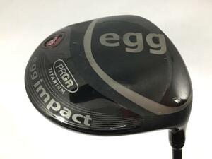 即決 お買い得品！中古 egg impact (エッグインパクト) ドライバー 2012 1W オリジナルカーボン 10.5 M-40