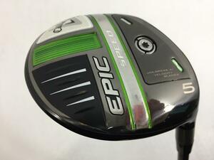 即決 中古美品 EPIC SPEED (エピック スピード) フェアウェイ 2021 (日本仕様) 5W ディアマナ 50 for Callaway 18 SR