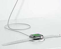 magsafe 充電器 3in1 15W 急速充電 iPhone Apple Watch AirPods 充電 TYPE-C ケーブル ワイヤレス充電器 マグネット式 強力磁気リング _画像7