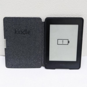 【9204】Amazon Kindle Paperwhite 4GB アマゾン キンドル タブレット 黒 純正カバー ケース 液晶 電子書籍 ブックリーダー 動作未確認