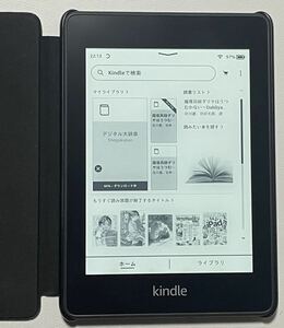 【稼働品】Kindle Paperwhite 第10世代 32GB 電子書籍リーダー Wi-Fi キンドル ペーパーホワイト 純正カバー付　1円〜