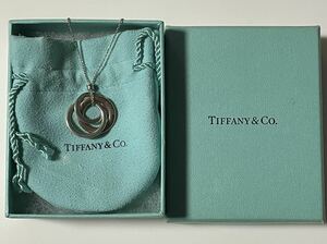 TIFFANY&Co. インターロッキング トリプルサークル 1837 ネックレス シルバー AG925 メタル アクセサリー ティファニー　1円〜
