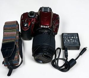 Nikon D3200 55-200mm 1:4-5.6G ED デジタル一眼レフ カメラ デジタルカメラ 通電確認済み ニコン　1円〜