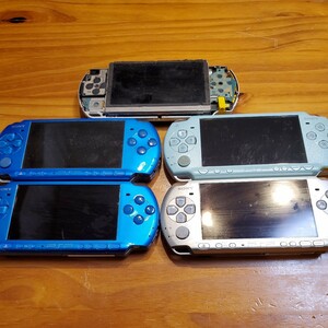 【ジャンク】 SONY ソニー PSP本体　PSP-3000(3機)　PSP-2000(1機)　 PSP-1000(1機)