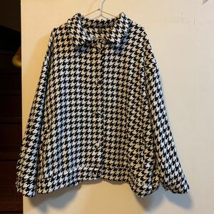 SHEIN シーイン　千鳥格子 ジャケット　3XL