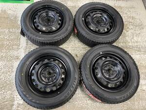 tk128-3-10★カローラフィールダー純正中古スチール15インチ＆175/65R15 ブリヂストン VRX2 未使用 4本set スペード・ポルテにも