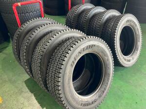 D22-3-11① ☆265/70R19.5 SP001 13-12mm 8本セット DL 新しい！2022年製中古 ダンロップ スタッドレス k270