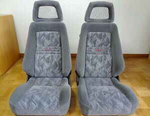 RECARO LX F座面 グレーモケット ヒーター付 2脚組 希少レカロ製ヒーター 綺麗な美品 質感良好 レカロ 送料安価に