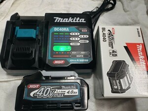 新品 マキタ 40V 充電器 4Ahバッテリー セット 検)インパクトドライバー 丸ノコ サンダー ドリル レシプロソー インパクトレンチ ブロアー