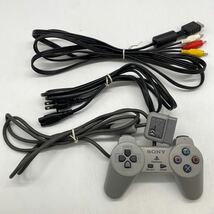 A0241 中古 動作確認済みPS1 本体 箱付き プレイステーション PlayStation SONYソニー プレステ コントローラ セット_画像6