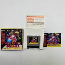  A0271 VBソフト GALACTIC PINBALL ギャラクティックピンボール バーチャルボーイ 任天堂 動作確認済み_画像1