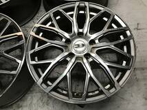 BROCHEN ブロッケン 17インチ アルミホイール 17×7J ET 55 PCD 114.3 5H 社外アルミ 中古 オデッセイ ジェイド ヴェゼル CR-V等_画像4