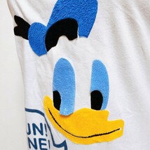 Y1073 QQQINGLU キャラクター Tシャツ ドナルドダック 半袖 白 ホワイト レディース L相当 タグなし_画像8