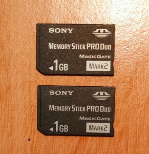 Sony Memory Stick Pro Duo 1GBX2 листы