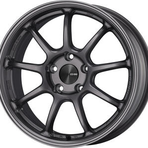 新品1本価格 エンケイ ENKEI PF09 17x 7.0J (7J) +45 (ET45) 5穴 PCD 114.3 Dark Silver(ダークシルバー)の画像1